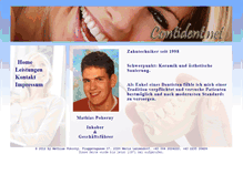 Tablet Screenshot of contident.net